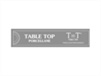 TABLE TOP PORCELLANE SAS Groove, piatto piano Ø 31 cm