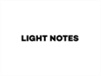 LIGHT NOTES Light notes bulb, mrs