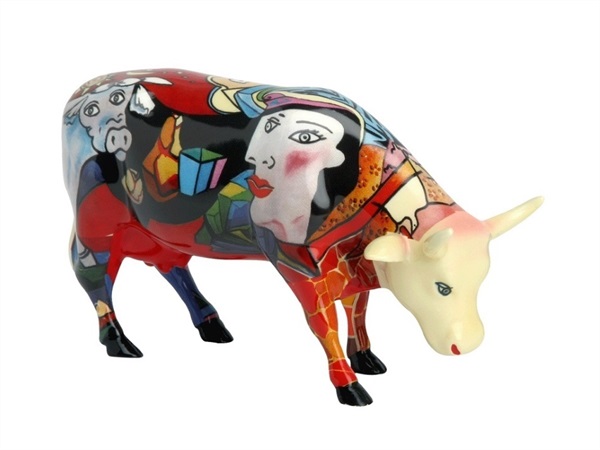 COWPARADE Hommage to Picowso's african period