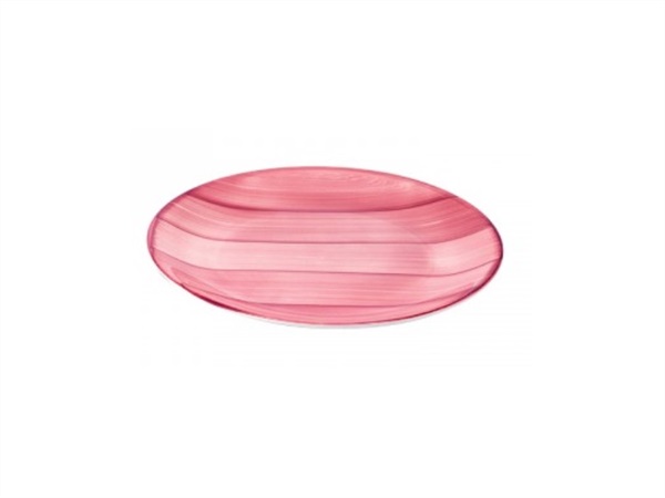 ZAFFERANO S.R.L. Striche piatto dessert rosa