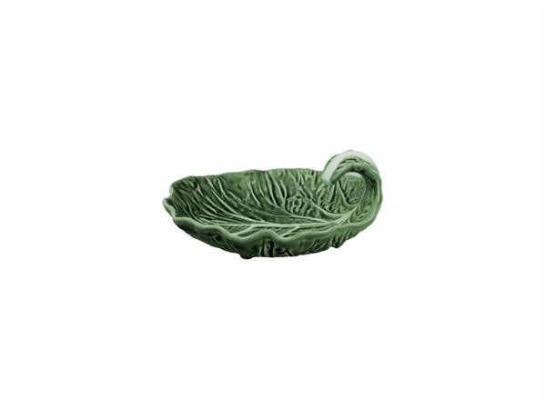 BORDALLO PINHEIRO Couve, ciotola foglia media con curvatura verde 18,5 cm
