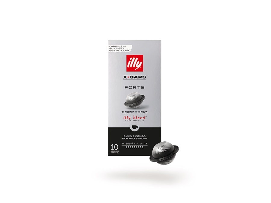 ILLYCAFFE' S.P.A 10 capsule - X-CAPS di caffè tostato FORTE