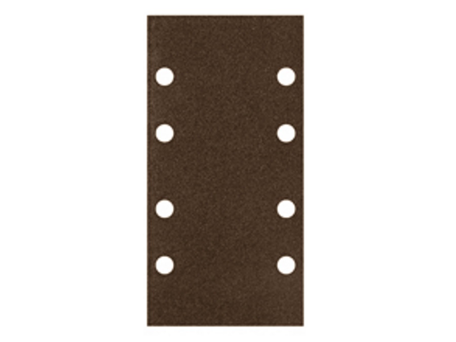 PG TOOLS 10 FOGLI ABRASIVI CON FISSAGGIO IN VELCRO E FORI, 93x185mm