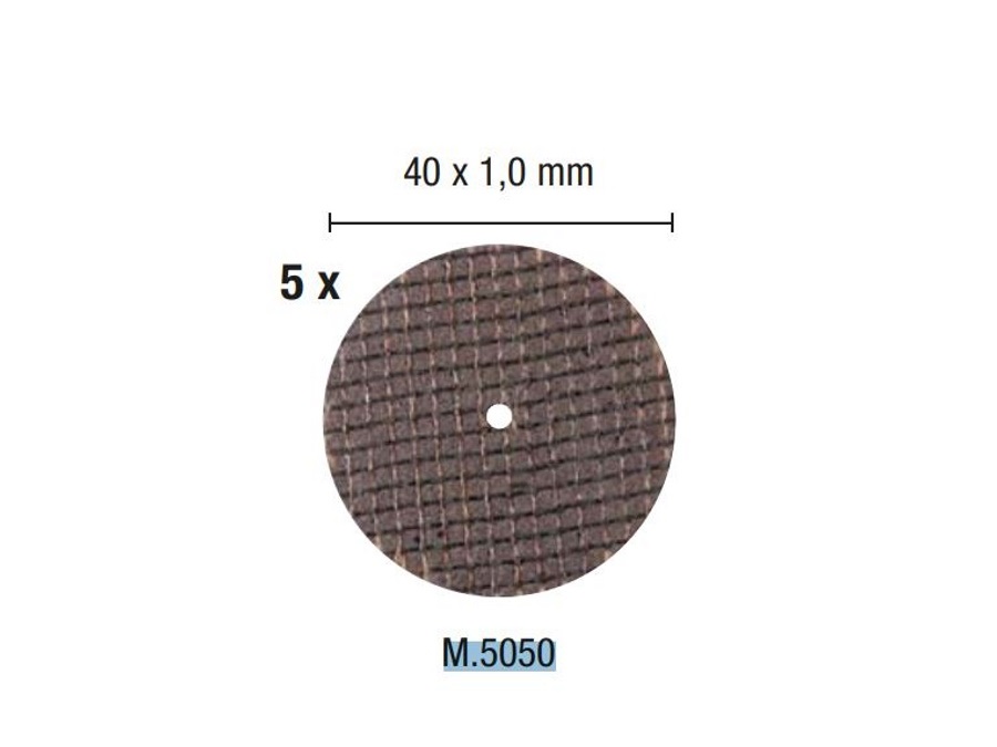 PG TOOLS 5 DISCHI TAGLIO 40X1,0MM