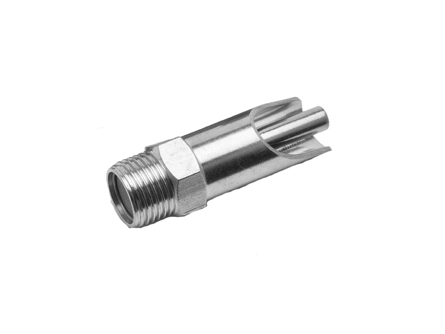 FERRZOOTECNIA Abbeveratoio per magroni, attacco da 1/2", chiave 22 mm, perno stampato 8 mm, in acciaio inox