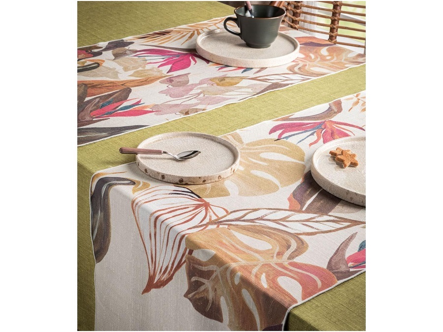 L'OCA NERA Acapulco, runner antimacchia 50x155 cm
