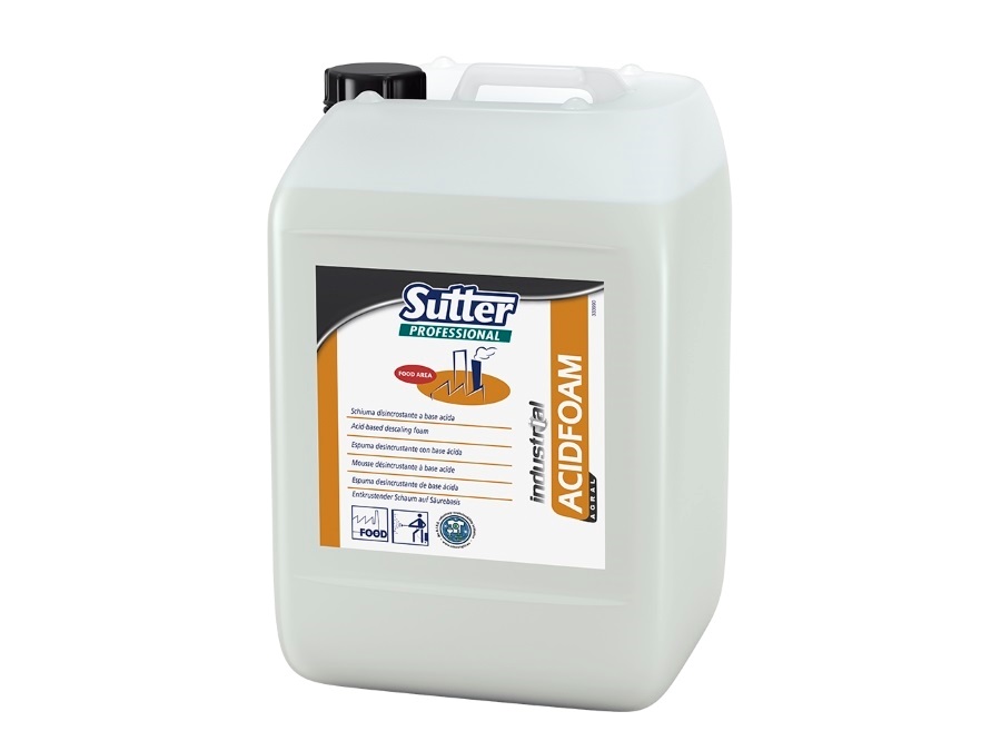 SUTTER PROFESSIONAL ACIDFOAM, schiuma disincrostante a base acida, 20 kg