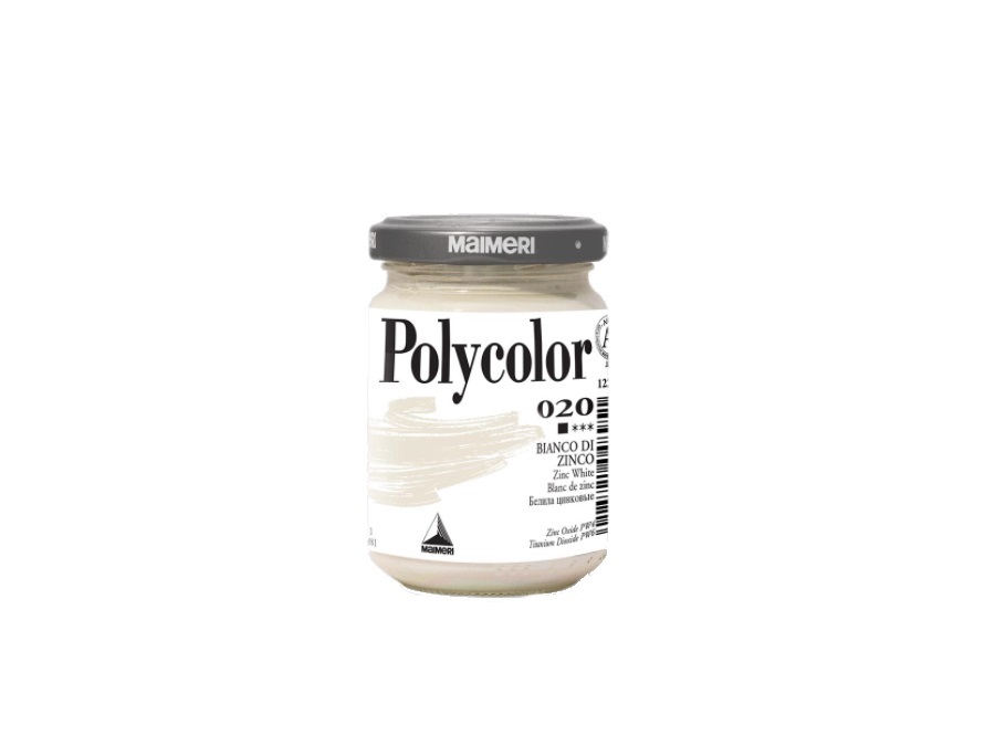 Maimeri acrilico polycolor 140 ml - bianco di zinco