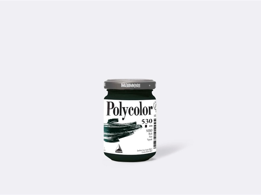 MAIMERI Acrilico polycolor 140 ml - nero