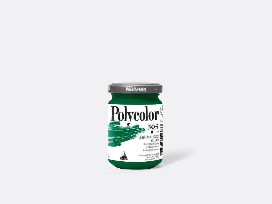 MAIMERI Acrilico polycolor 140 ml - Verde brillante scuro