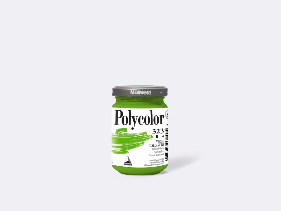 MAIMERI Acrilico polycolor 140 ml - Verde giallastro