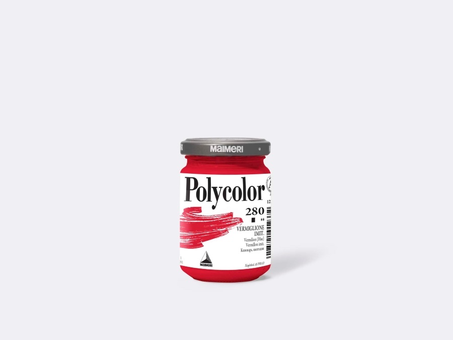 MAIMERI Acrilico polycolor 140 ml - Vermiglione