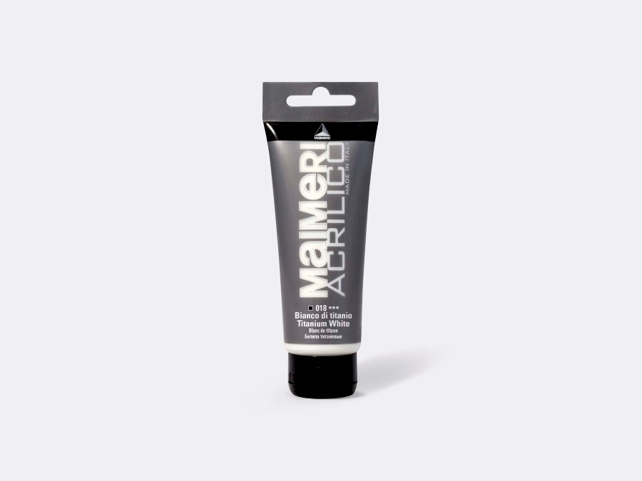 MAIMERI Acrilico polycolor 75 ml - bianco titanio