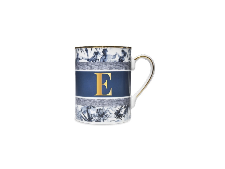 BACI MILANO Alphabet - mug lettera e