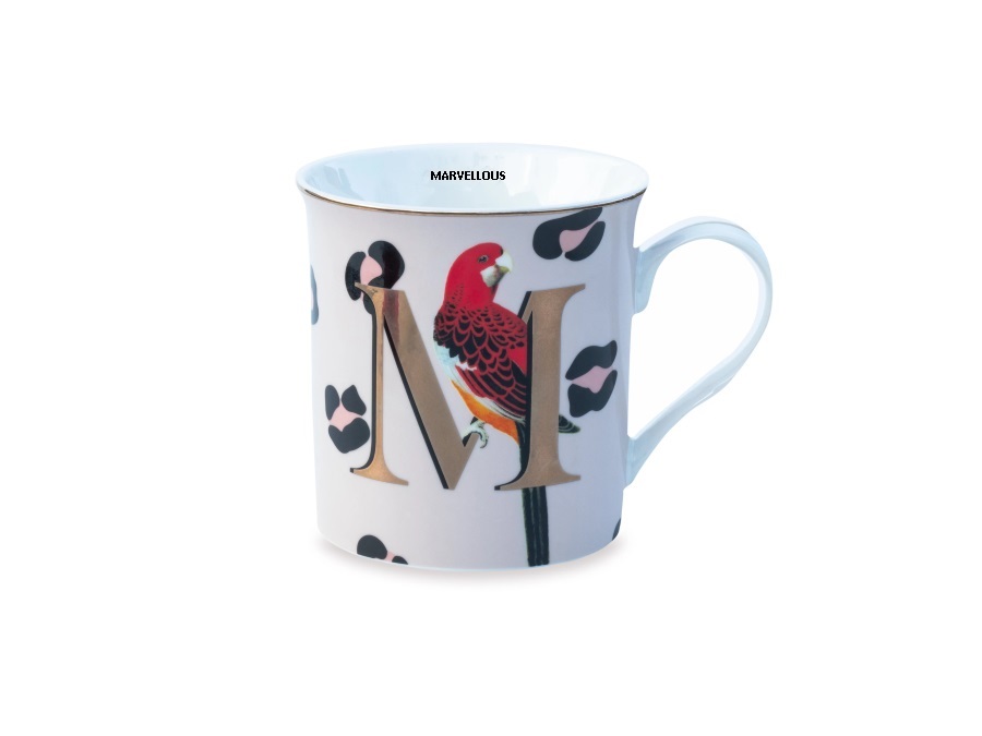 YVONNE ELLEN LONDON Alphabet, mug lettera m - marvellous