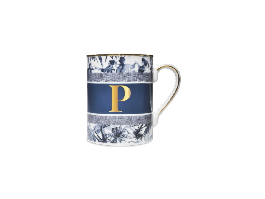 BACI MILANO Alphabet - mug lettera p