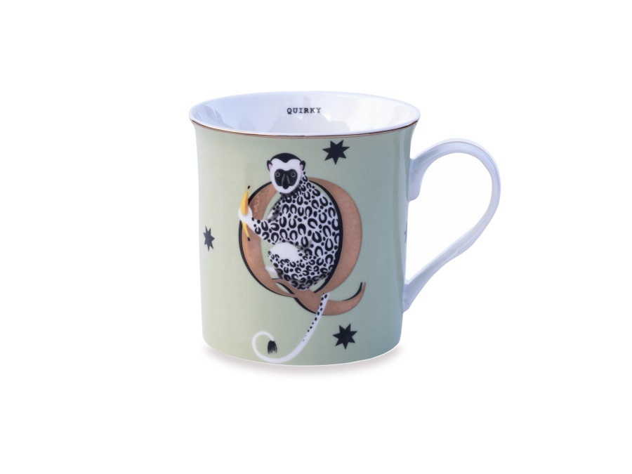 YVONNE ELLEN LONDON Alphabet, mug lettera q - quirky