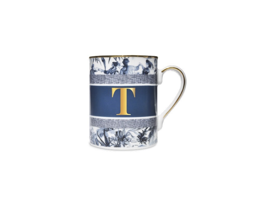 BACI MILANO Alphabet - mug lettera t