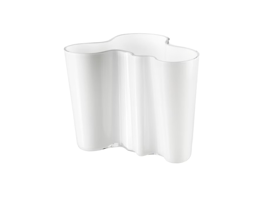 IITTALA Alvar Aalto, vaso opale in vetro 160 mm