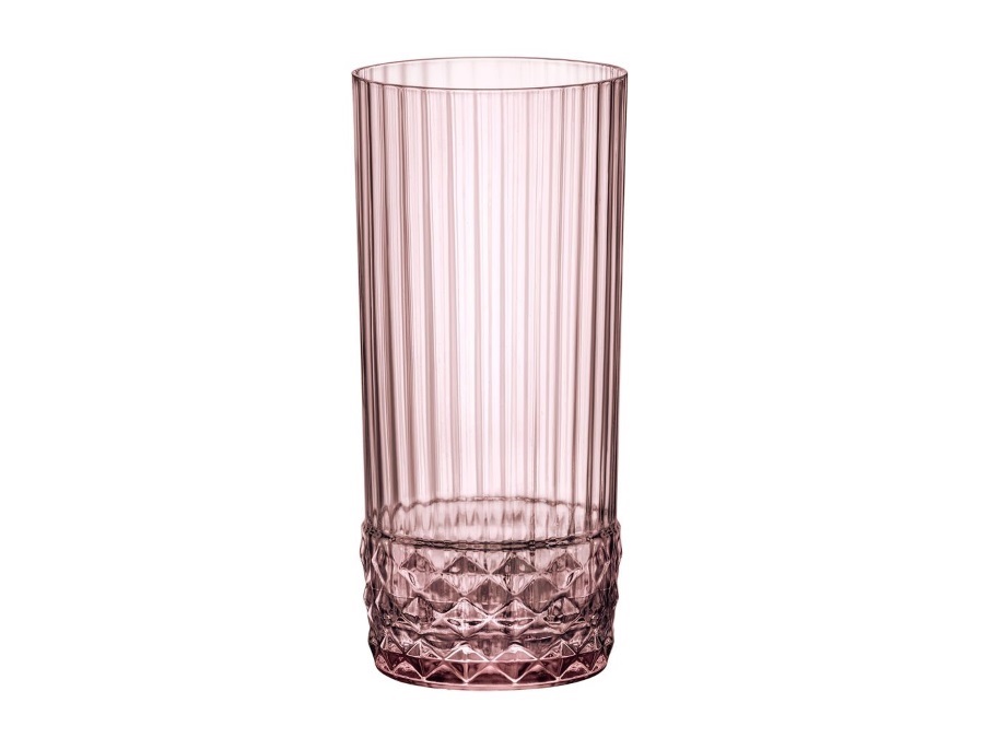 BORMIOLI ROCCO America'20s Lilac Rose Cooler, 6 bicchieri