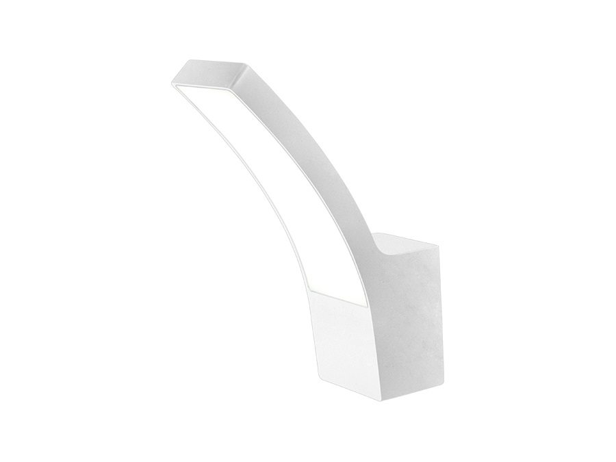 NOVA LINE Applique led da esterno, apollo, bianco