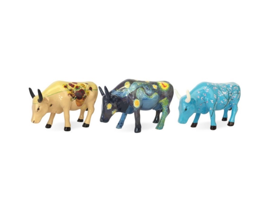 COWPARADE Art pack Vincent, 3 pezzi