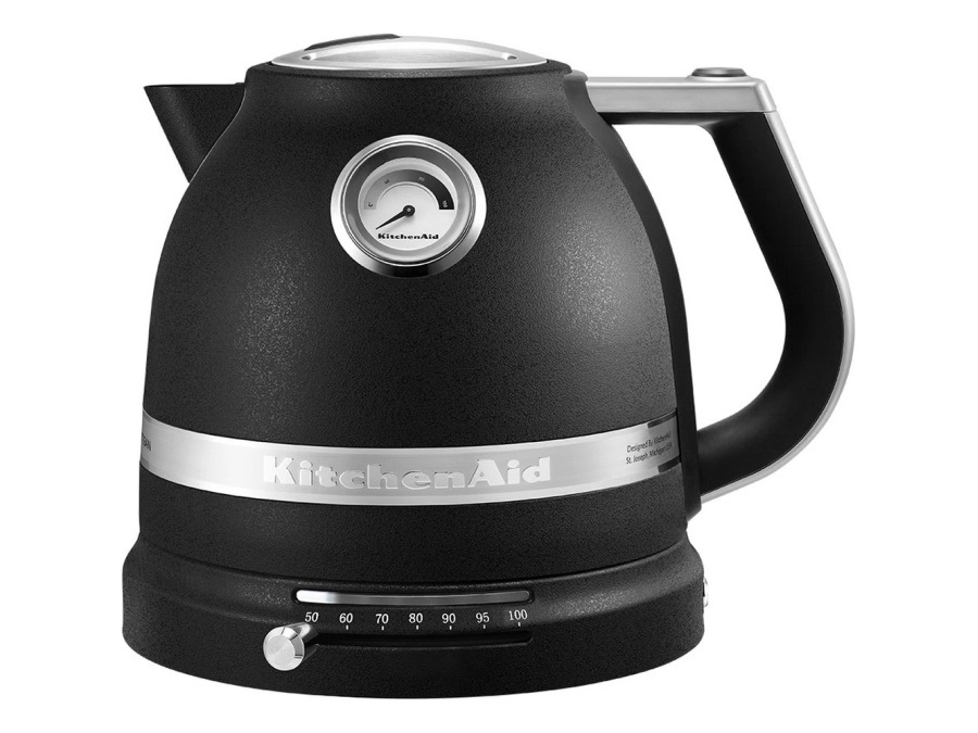 KITCHENAID Artisan, bollitore elettrico a temperatura regolabile 1,5 lt ghisa nero