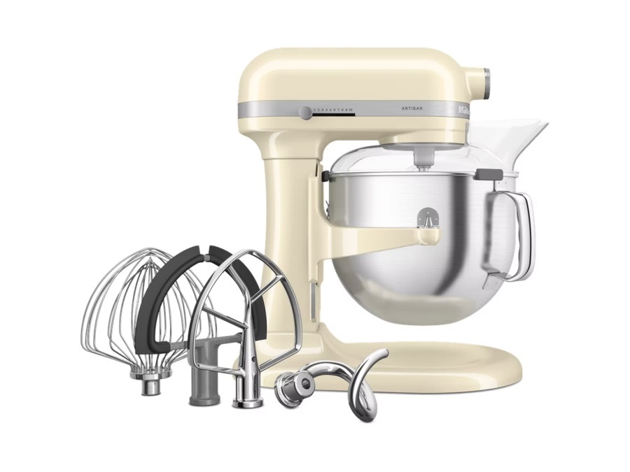 KITCHENAID Artisan, Planetaria con ciotola sollevabile, 6,6 L, Crema