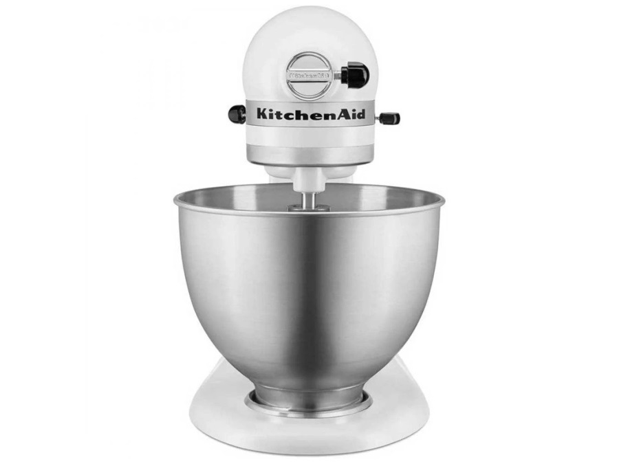 KITCHENAID Artisan, planetaria con testa reclinabile 4,8 Lt, accessori in acciaio inox, white