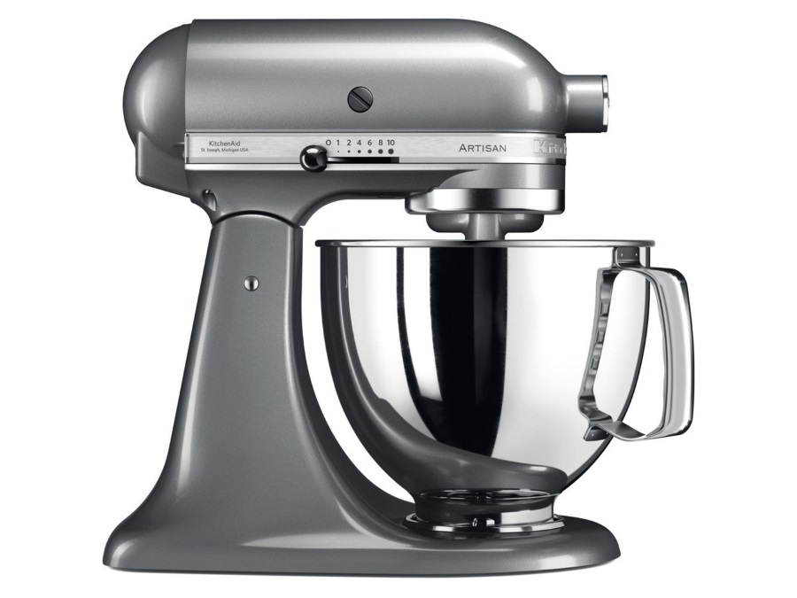 KITCHENAID ARTISAN, PLANETARIA CON TESTA RECLINABILE, 4,8L, SILVER