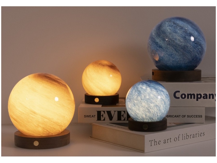 GINGKO AstraGlass Light, lampada mini - Galaxy Breeze