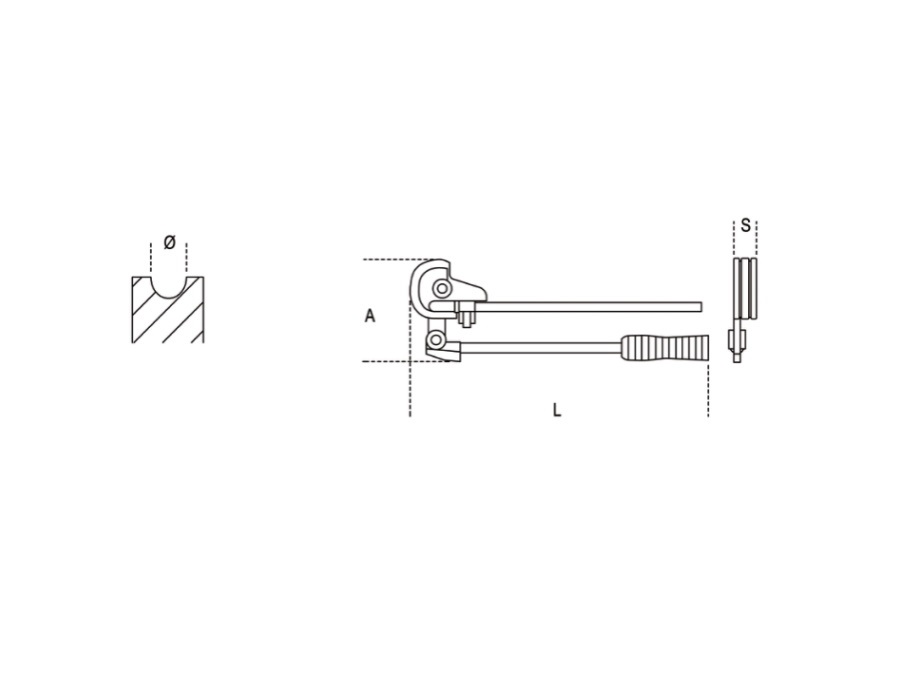 BETA UTENSILI ATTREZZI CURVATUBI PER TUBI SOTTILI IN RAME, LEGA LEGGERA - ART. 388