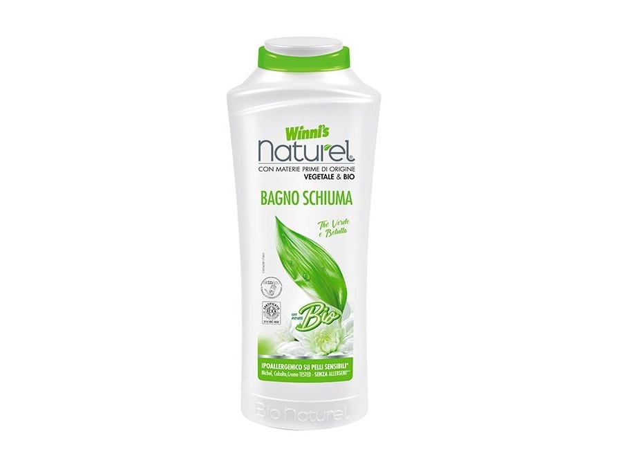 WINNI'S Bagno Schiuma Thè Verde e Betulla, 500 ml