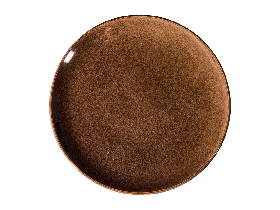 NOVITA' HOME Baltico, piatto dessert brown