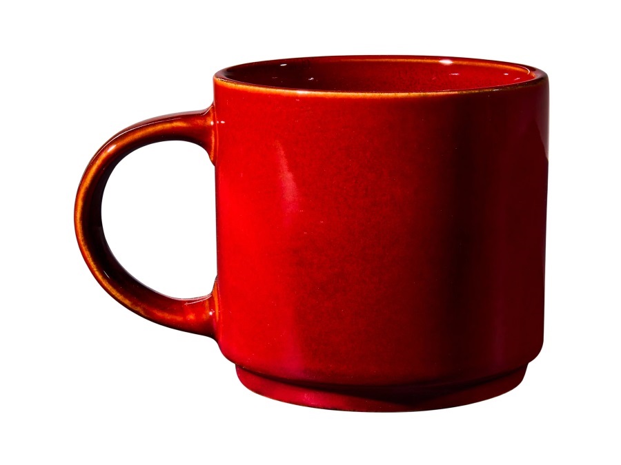 NOVITA' HOME Baltico, tazza colazione RED