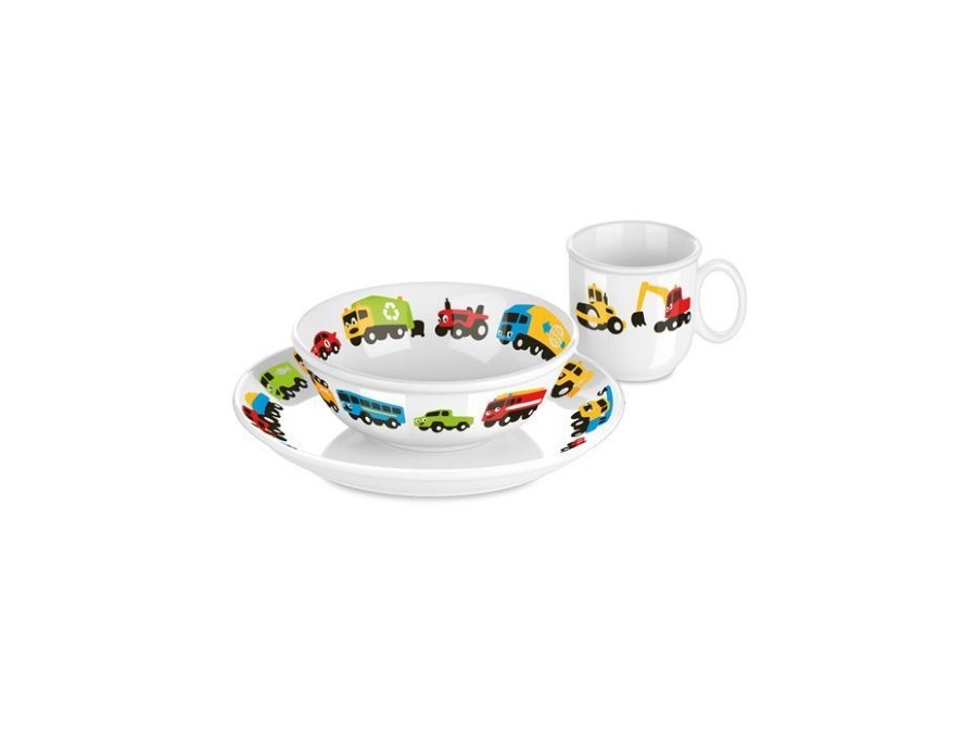 TESCOMA BAMBINI, SET DA TAVOLA PER BAMBINI MACCHININE