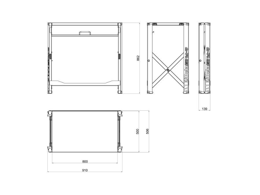 BETA UTENSILI Banco da lavoro pieghevole