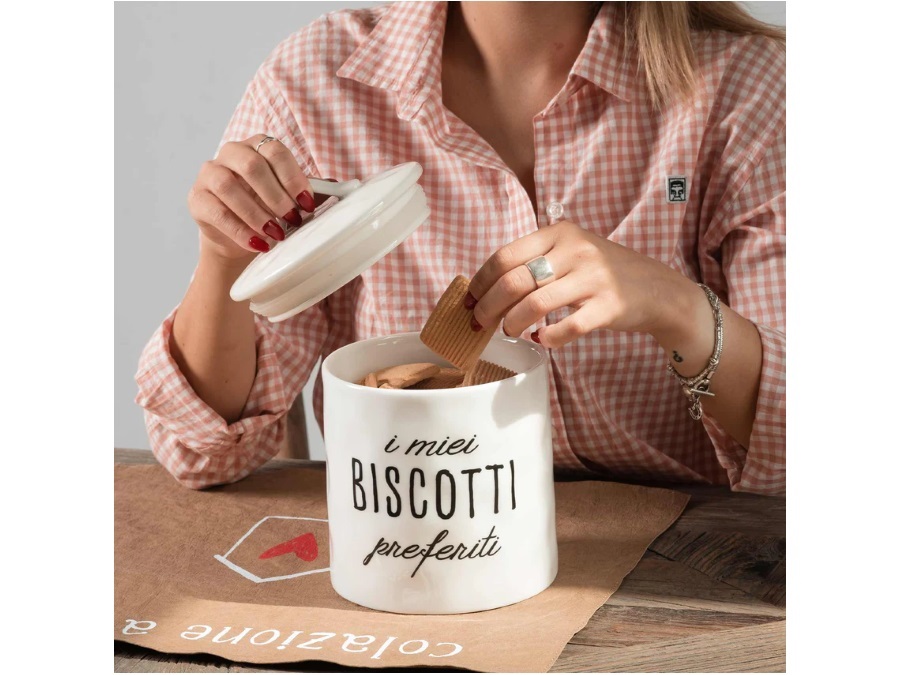 SIMPLE DAY LIVING & LIFESTYLE Barattolo I miei biscotti preferiti, Ø 16 cm
