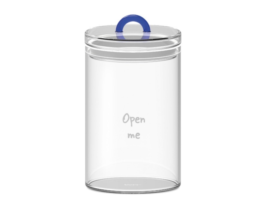 WD LIFESTYLE Barattolo in vetro Open Me, 1,5 lt