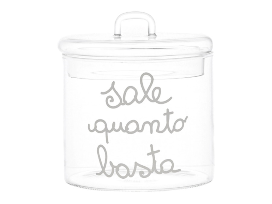 SIMPLE DAY LIVING & LIFESTYLE Barattolo Sale quanto basta, Ø 12 cm