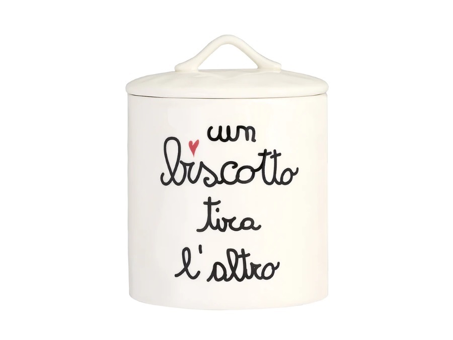 SIMPLE DAY LIVING & LIFESTYLE Barattolo Un biscotto tira l'altro, Ø 16 cm