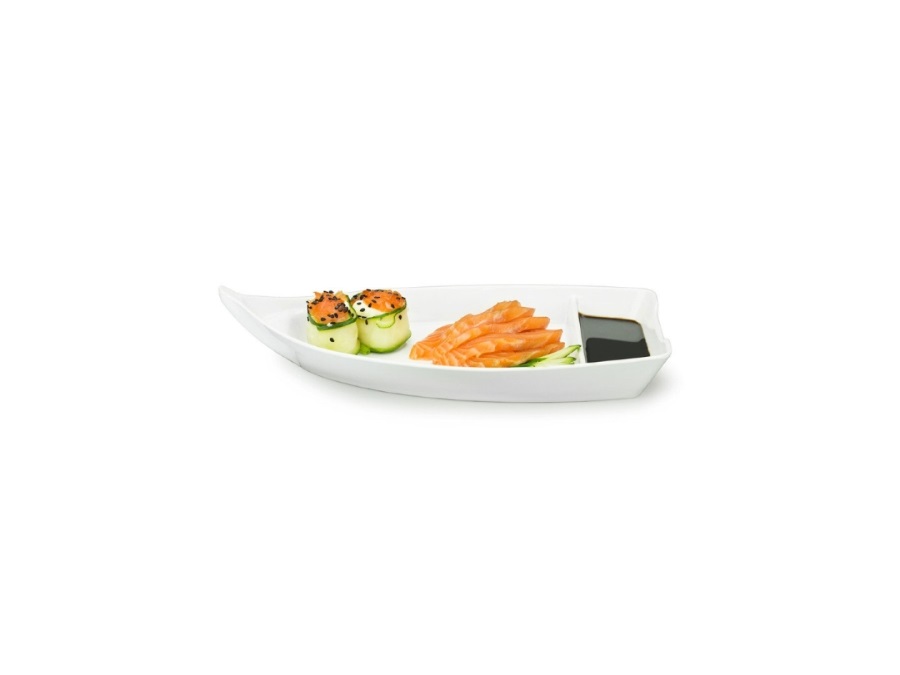 ILSA Barca sushi avorio "kamome" cm 30,2x14,1 - melamina 100%