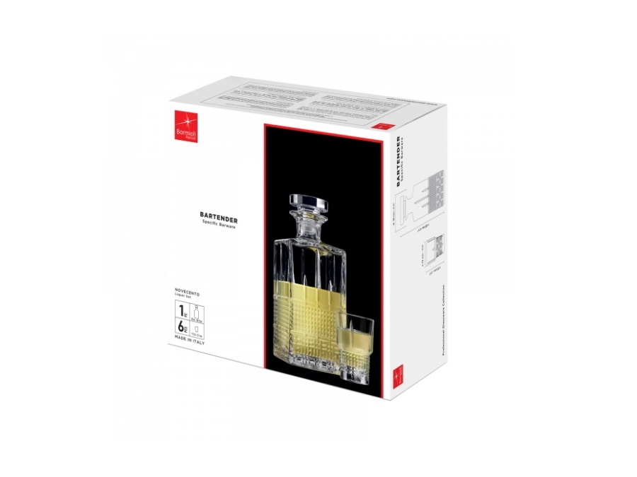 BORMIOLI ROCCO Bartender Novecento liquore, set 7 pezzi