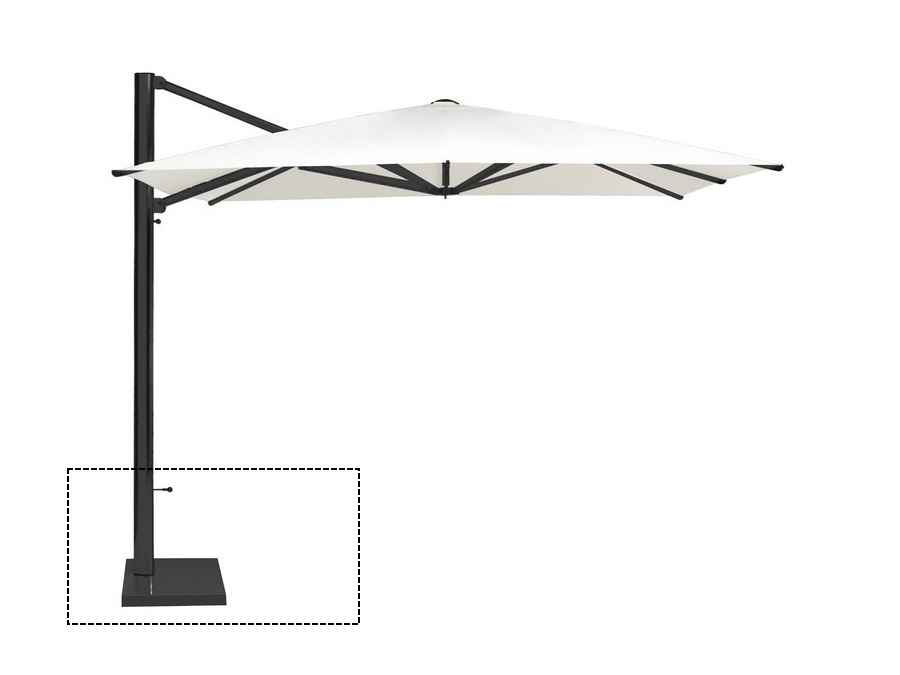 EMU BASAMENTO RETTANGOLARE MEDIUM PER OMBRELLONI SHADE 981/985 EMU FERRO ANTICO