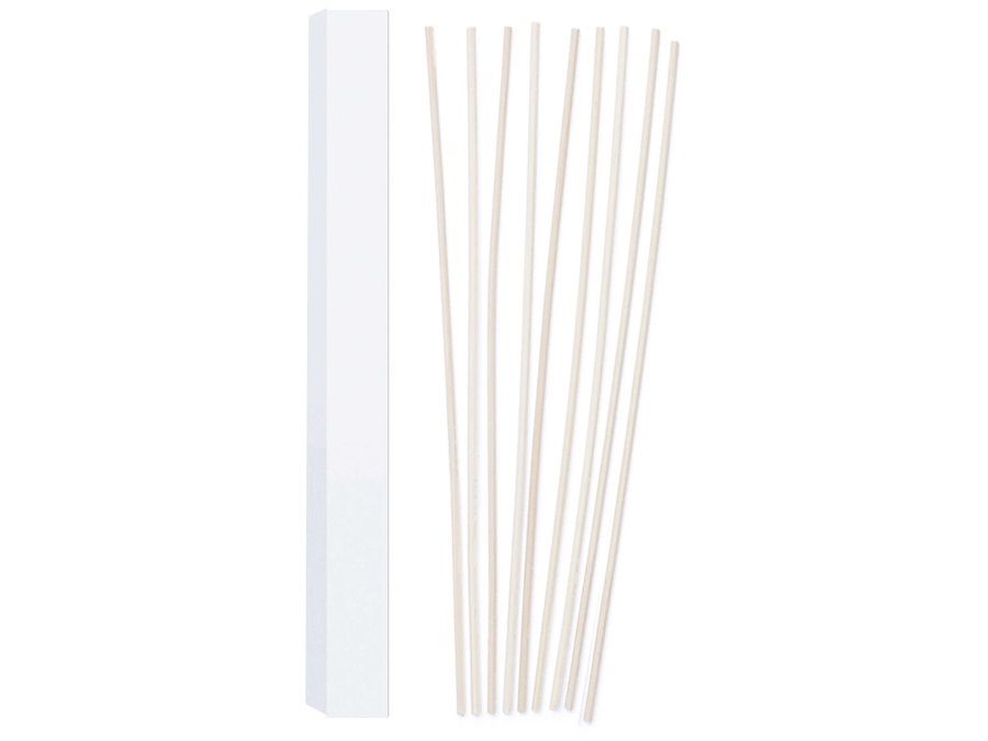 MILLEFIORI Bastoncini bianchi per diffusore magnum, 9 PEZZI