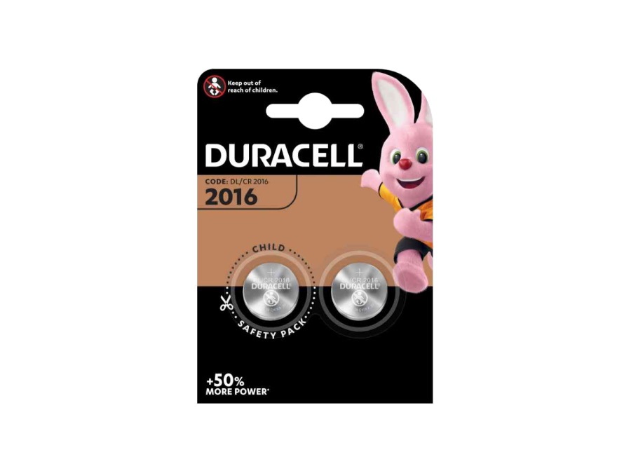 DURACELL Batteria electronics litio, 3V, 2016, 2 pezzi