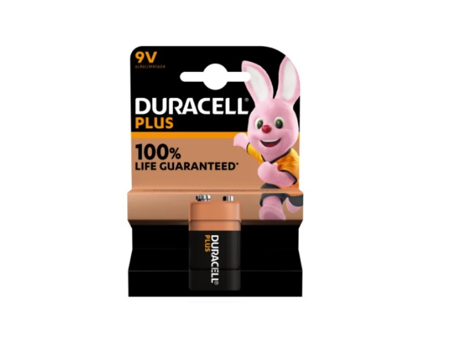 DURACELL Batteria plus100 transistor, 9 V, MN1604