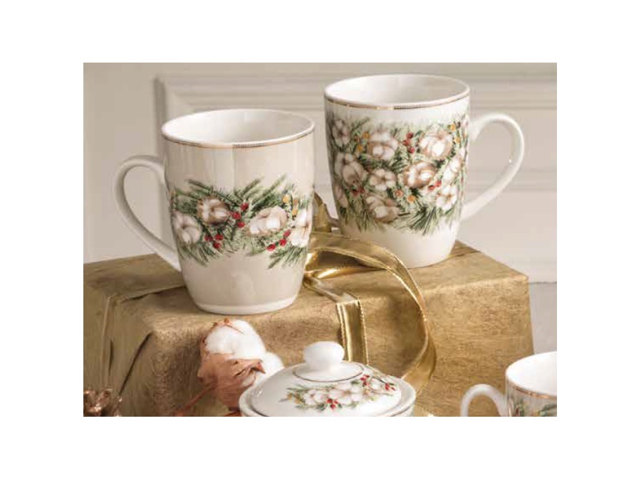 BRANDANI GIFT GROUP S.A.S. Batuffoli, set 2 mug porcellana