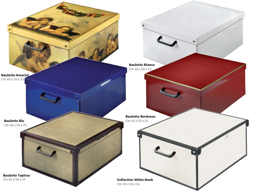 Lavatelli baulotto, scatola per armadio 9 pezzi - fantasie assortite