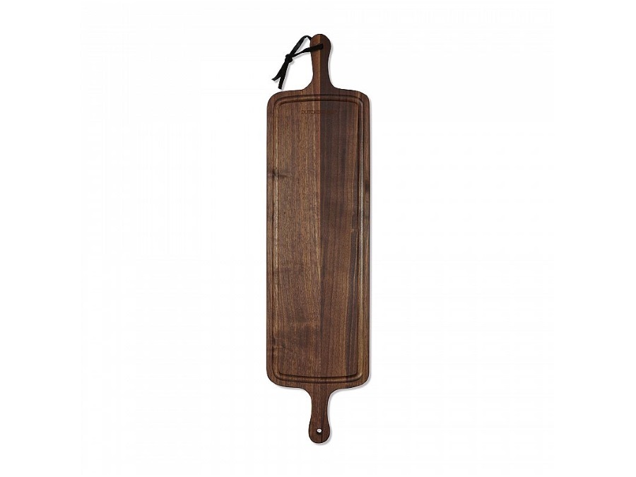 DUTCHDELUXES BBQ Board Slim fit, tagliere noce massello 19x78